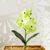 Dekorativa blommor 3D Artificial Flower Mini Simulation Butterfly Orchid Home Arrangement Supplies Wedding Decoration Fake