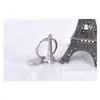 3D Metal Uznanie Eiffel Tower Blak francuska pamiątka Paris Paris Holder Chain -Bieglarz Klapa DRUKA DHJD7
