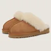 Zapatillas de diseñador Castaño Merino Piel de oveja Pelo Tazz Botas para la nieve Mujeres Hombres Zapatillas Tasman Cálido Ante Confort Otoño Invierno Botas ugglie