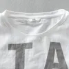 Magliette da uomo Italia maglietta casual da uomo in lino traspirante lettere stampate maglietta da uomo sciolto stretch moda uomo camiseta camisa 230411