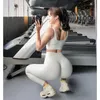 Yoga Outfit SOISOU Pants Women Leggings For Fitness Nylon High Waist Long Hip Push UP Tights Gym Clothing 230411