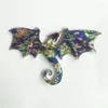 Broches Dragon volant coloré en acrylique, épingles en résine pour animaux, accessoire pour enfants