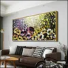 Paintings Original Abstract Colorful Blossom Oil Painting Hand Painted Wall Art Large Cherry Blossoms Oil Painting Flowers Landscape 231110