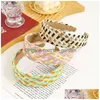 Pannband 2021 Summer Sponge St Braided Bezel Hair Accessories Kvinnor Pannband Hårband Opaska Do Wlosow Drop Leverans smycken DHGARDEN DHJRS