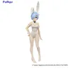 Gun Toys 30cm Bicute Bunnies Rezero Starta liv i en annan värld Anime Bunny Girl Figur Ram Rem Pvc figur Model Doll Toys