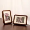 Frames Black Walnut Mortise And Tenon Rounded Corner Desktop Picture Frame 6/7/8/10 Inche Children's Lovers Family Po