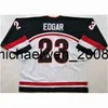 Weng Saginaw Spirit Jersey 23 Edgar 5 Mannino Mens Womens Youth 100％EmbroideryCusotm Any Number Hockey Jersey Fast Shipping