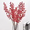 Dekorative Blumen Künstliche Jequirity Facai Obst Rot Hochzeit Home Decor Pflanzen Stoff Zimmer Fake