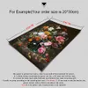 Paintings Bouquet Of Flower Poster And Print Vintage Dark Canvas Painting Wall Art Picture for Living Room Modern Home Decoration Decor 231110