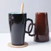 Moks European keramische bier mok mok grote capaciteit paar beker creatieve koffie retro stijl drinkhuis huis