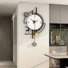 Väggklockor mode nordisk klocka vardagsrum modern enkel hem kreativ tyst konst estetiskt sovrum reloj pared