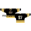 Weng Go Cheap Personalizado 1981 82-1986 87 OHL Mens Womens Kids Preto Branco Amarelo Stiched North Centennials Ontario Hockey League Jerseys