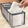 Depolama Çekmeceleri 3 PCS Katlanabilir Kumaş Dresser Lingerie Sunribeler İç çamaşırı Çekmece Organizatör Set Bölü Böcek Kutuları Çok Fonksiyonlu Yumuşak Bağlar Ev Sütleri