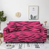 Stol täcker Leopard Print Stretch Slipcovers SOFA Cover Set Elastic Couch For Living Room 1/2/3/4 Seater L Shape Funda Elastica