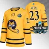 24S Vin 2023 NCAA Quinnipiac Bobcats Hóquei Jersey Michael Garteig Desi Burgart Zach Metsa Jacob Quillan Skyler Brind'Amour Wyatt Bongiovan