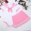 Sexy Set YiZYiF Cosplay Pannolino Amante ABDL Adulto Pagliaccetto Del Bambino Delle Donne Vestito di Pannello Esterno Studentessa Uniforme Anime Gioco di Ruolo in Costume 230411