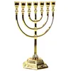 Titulares de velas Menorah Candlestick Decor Jewish Stand Branch acima da parede quarto Candelabra Decorações de casa brancas Hanukkah