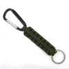 Chaves de chaves de chaves ao ar livre Camping Camping Paracord Cordão Cordão Cordão de sobrevivência Kit de emergência Nó de emergência Chavenista gancho tático Miri22