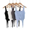 Camisoles Tanks sexy tops cropped Femmes Summer Treater dessus corset blanc Crop Croptook Pothook mignon vêtements punk noirs 230411