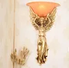 Wall Lamp European Sitting Room Background Lamp. The Bedroom Berth Goddess Resin Angel