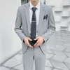 Męskie garnitury Boutique (Blazer Spoders) Włoski styl elegancki biznes mody swobodny szczupły koreańska wersja dżentelmen formalny garnitur 2 sztuki