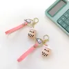 Silicone Bubble Tea Keychain Boba Milk Tea Key Ring Car Keychain Cute Boba Milk Tea Jewelry Gift