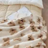 Sovsäckar Milancel Winter Bear Cotton Padded Warm Lamb Wool Born 231110