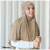 Etniska kläder stora vanligt fashionabla muslimska halsduk kvinnor hijab islamiska mode arabiska halsdukar khimar ramadan headwraps