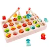 Children's Montessori Early Childhood Education 26 letter Fishing Toys Children's 1-2-3 Year Old Semi magnetic Baby Enlightenment