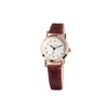 Wristwatches Elegant Vintage Small Dial Watch For Women Cute Quartz Wristwatch Leather Strap Ladies Dress Clock