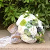 Wedding Flowers Fashion Bouquet Handheld Flower D662 Silk Simulation Bride Rose