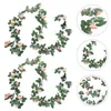 Dekorativa blommor 2st Artificial Rose Garland Flower Vines For Room Decor Fake Hanging Vine