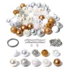 Acryl Plastic Lucite Veelkleurige Kralen DIY Kits Voor Armband Ketting Sieraden Maken Handgemaakte Accessoires Ronde Spacer 1Set 231110