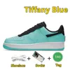 OG 1 Mens Running Shoes Tiffany Blue AMBUSH x Phantom University Gold Blue Fauna Brown Celestine Blue College Pack Chlorophyll Men Women Trainers Sports Sneakers