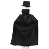 Cappelli da festa Bambini Mago Gioco di ruolo Costume di Halloween Vestito Mantello Cappello Bacchetta magica Guanti Cravatta Set Spettacoli cosplay Vestire 230411