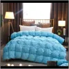 SONGKAUM الفخامة لأسفل شتاء بطانية مبطن لحاف Core White Bed Duvet 150 Comforter PIS9L Comforters Sets Rzmhn