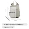 Рюкзак модный женский водонепроницаемый нейлон с мягкой ручкой однотонный дорожный рюкзак на молнии женские школьные сумки для ноутбука