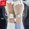 Wristwatches OLEVS Couple Automatic Mechanical Watches Set for Her and Him Waterproof Men's And Women's Valentine's Day Watch Gift 6602 230410