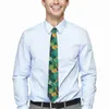 Bow Ties Abstract Tropical Leaf Tie Plal Print Cool Fashion Neck للجنسين للبالغين من طوق النمط النمط الإكسسوارات