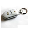 13 färger Anti Lost LED Key Finder Locator Keychain Voice Sound Whistle Control Locators Keychains Torch Whistles Keyring Drop Deliver Dhddn
