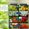 Grow Lights Light Full LED For Indoor Height Adjustable Growing Lamp With Auto On Dimmable Brightness Panel 2x4