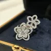 Anel GRAFE para mulher Anel de noivado Moissanite 925 prata para homem conjunto de diamantes com diamantes reproduções oficiais tamanho europeu presente requintado com caixa 004