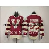 Kob Weng 2014 Heritage Classic Jerseys 22 Daniel Sedin Hiver 100th Claret Red Ice Hockey Jersey Millionaires V Patch