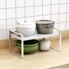 Organizzatore di stoccaggio da cucina Scaffale in ferro Armadio Scaffale Piatto Essiccazione Barattoli di spezie Supporto Bottiglie di condimento Scaffali Scaffali