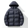 Man Jacket Parkas Thick Down Bomber Coats Puffer Jackets Winter Coat Hooded Outwears Zippers Shirts Tops Windbreaker Asian Size M-3XL