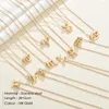 Pendant Necklaces Personalized Gold Color Stainless Steel 12 Constellations Zodiac Necklace For Women Astrology Handmade Birthday Gift