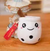 Pendentif mignon tasse de thé au lait, jouet en peluche, dessin animé, poupée de thé au lait, sac, porte-clés