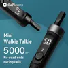 Andra sportvaror Getien 2 PCS Mini Walkie Talkie Portable Twoway Radio med hörlurar PTT Walkietalkies för jakt Cafe 231110