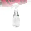 Storage Bottles 3pcs Plastic Spray Bottle Transparent Multi-function Refillable For Make Up Hair Cut Green Plants