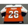 Weng Men Women Youth Cheap BRIAN PROPP 1985 CCM Away Hockey Jersey All Stitched Top-quality Any Name Any Number Goalie Cut
